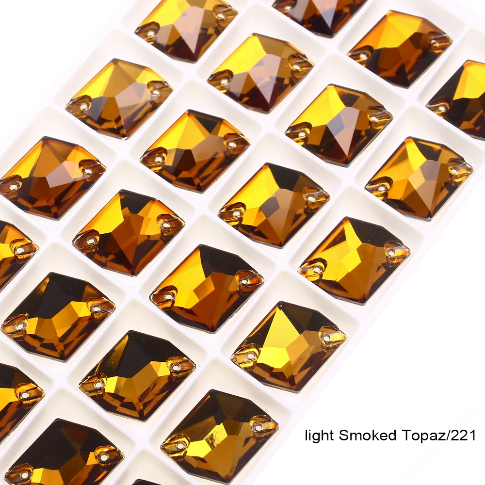 Versatile Flatback Sew-On Rhinestone K5 Glass AB Crystal