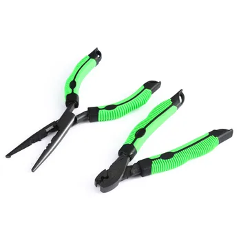 

High Quality High-carbon steel Fish Lure Hooks Remover Practical Grip Hooks Split Rings & Pressing Sleeves Cutter Fishing Tools