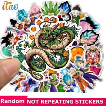 

10/20/30/40/50PCS Cartoon Anime DRAGON BALL Sticker Waterproof PVC Skateboard Snowboard Laptop Motorcycle Guitar Toys Stickers