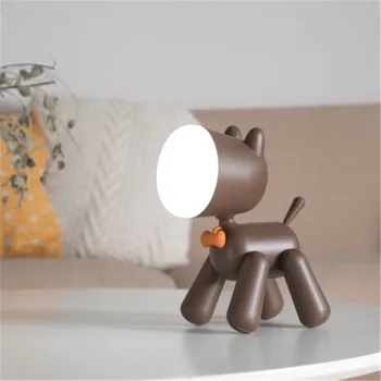 

Creative Dog 3D Night Light Cute Children Sleep With USB Lamp Student Prevent Eye Cartoon Table Lamp X5806