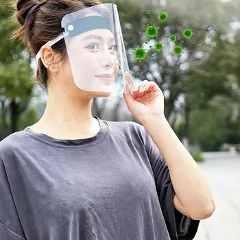 

Safety Face Shield Face Protection Dustproof Masks Anti Splash Proof Mask Anti-Dust Respiratory Protective Mask