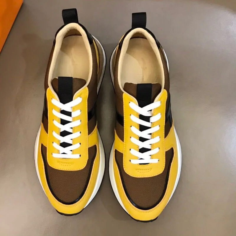 Мужские кроссовки для бега повседневные Модные мужские из натуральной кожи