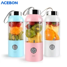 Новинка, 550 мл, 4 лезвия, портативный блендер, соковыжималка, миксер, электрический мини usb кухонный комбайн, соковыжималка для смузи, блендер, чашка для приготовления сока