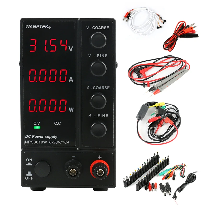 NPS3010W 0.01V0.001A Лабораторный Регулируемый постоянного тока блок питания Ремонтный комплект NPS306W/605 W/3010 W/1203 W дисплей питания мини переключение 30 V/60 V/120 V 3A/6A/10A - Цвет: NPS3010W 0.01V0.001A