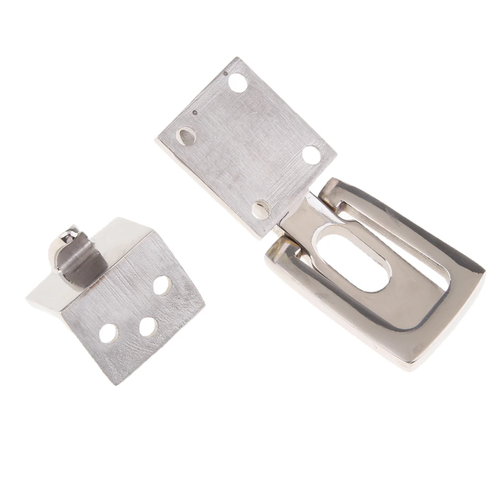 316 Stainless Steel Swivel Eye Hasp Latch Boat Marine Yacht Hardware
