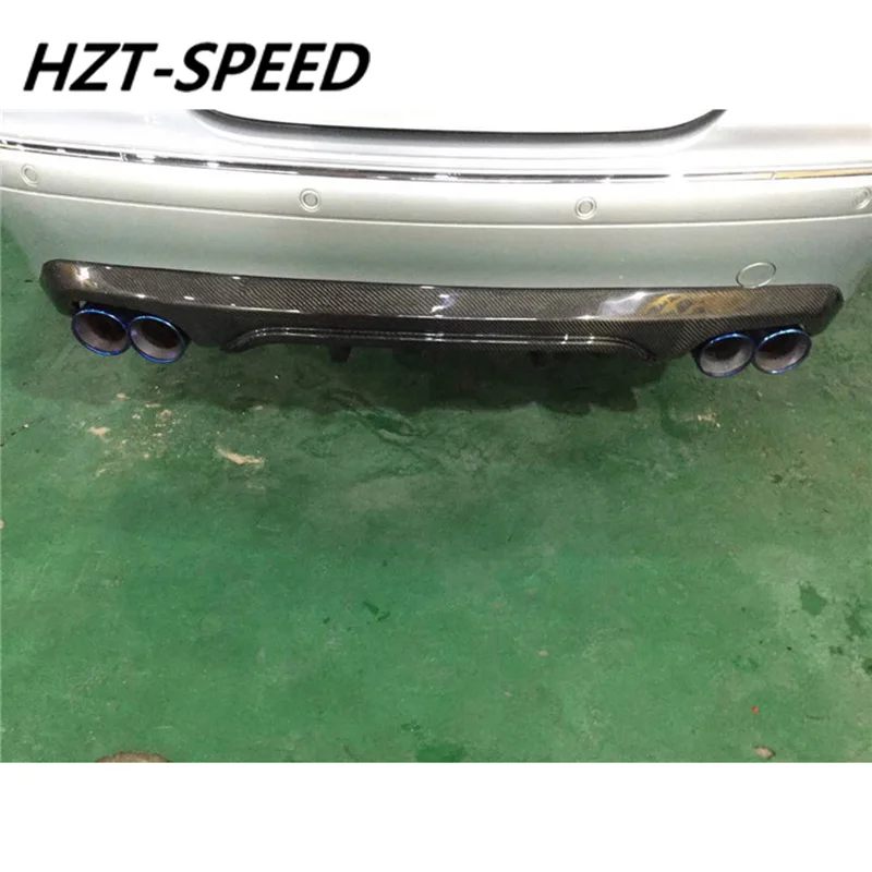 W209 CLK280 CLK500 CLK63 задний бампер из углеродного волокна диффузор для Mercedes Benz W209 2003-2009