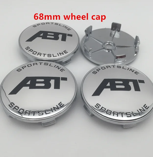 4 stücke ABT Nabendeckel 56mm 60mm 65mm 68mm Auto Rad Kappe