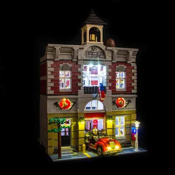 

MODIKER Battery Powered LED Light Building Block Accessory Kit for Street View Fire Station 10197 LED Included Only