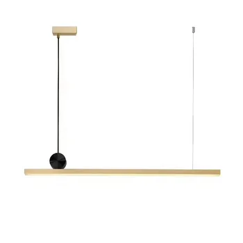 

Black Dot Long LED Linear Pendant Light Post Modern LED Hanging Light Dining Kitchen Dinning Room Bar Lighting