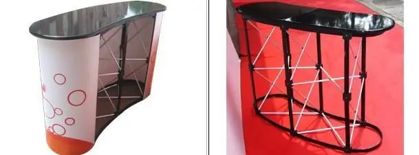 High Quality!!! POP up table with printing your artwork, to Russia