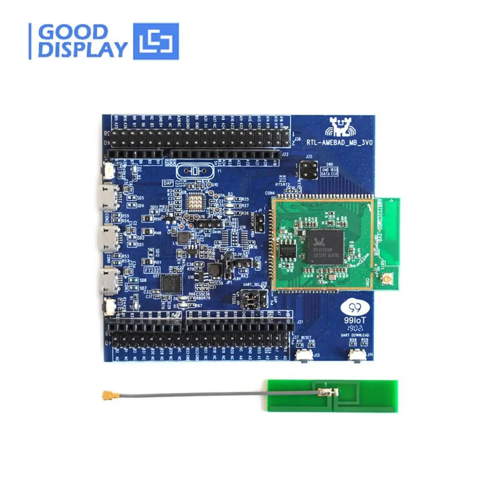 

Free shipping RTL8722CSM-EVB 88 PIN, WIFI+Bluetooth5.0, Development Board3 piece