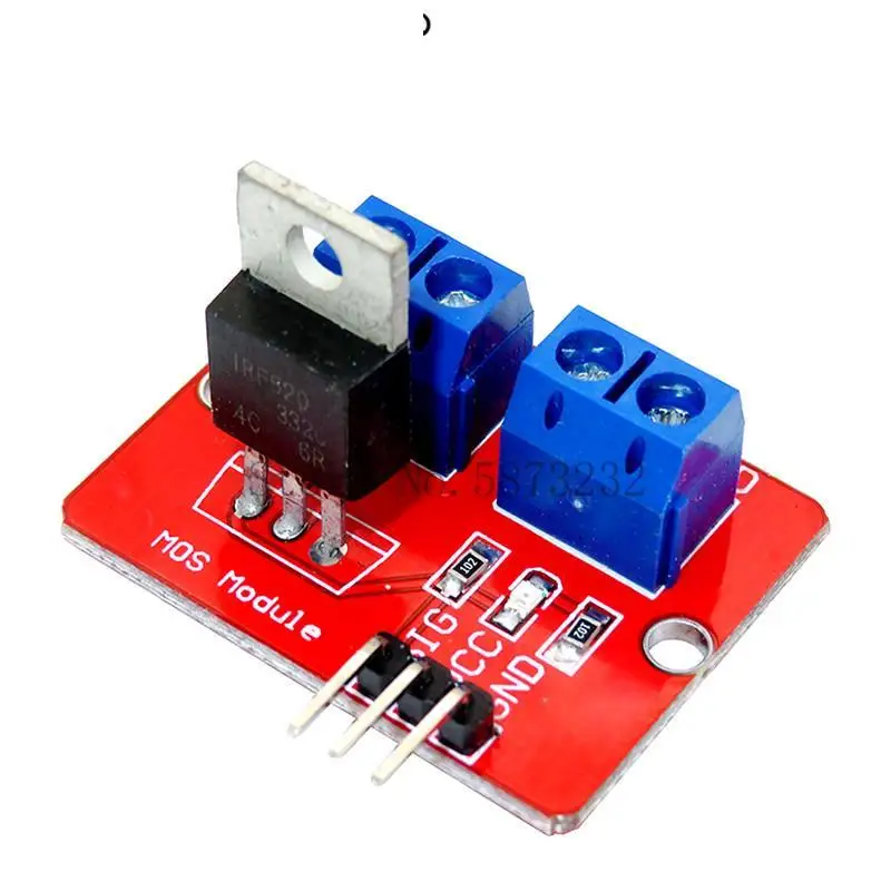 Modulo Driver Mos Irf520 Pulsante Mosfet Superiore 0-24V Per Arduino Mcu Arm Raspberry Pi