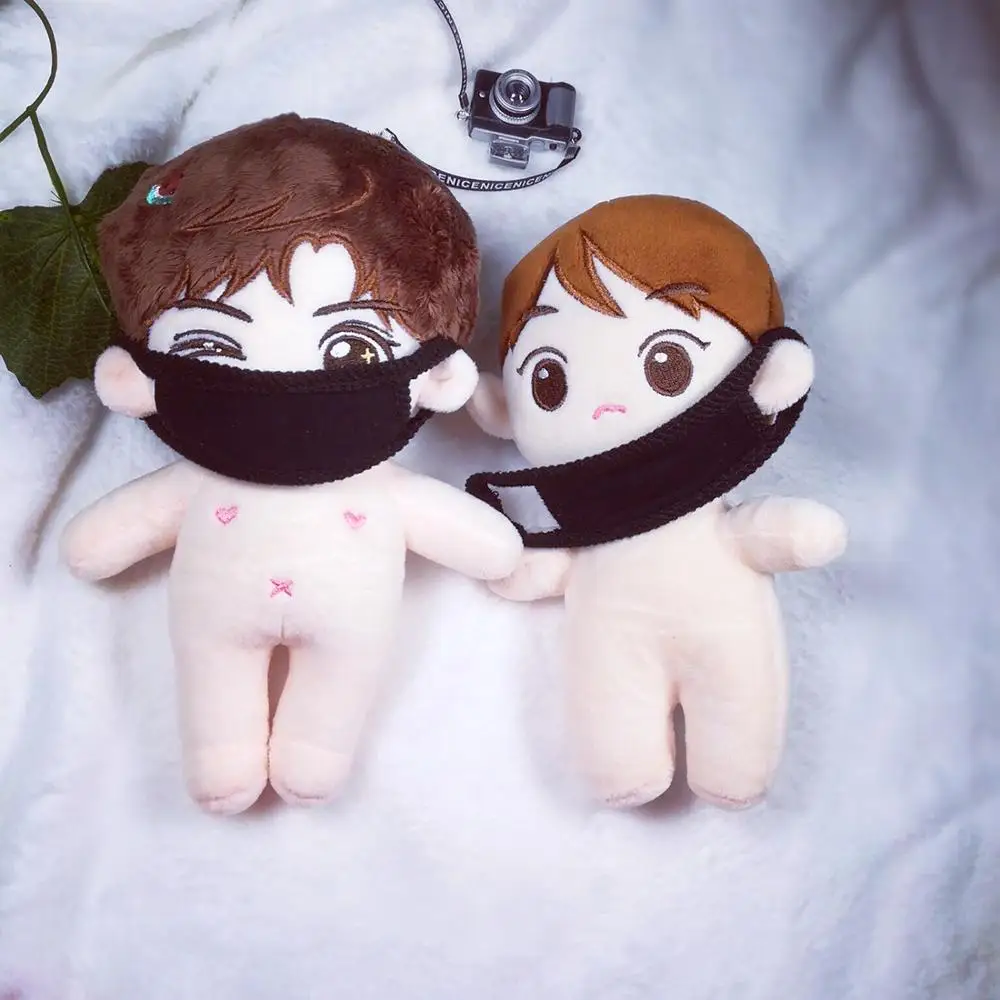 Бесплатная доставка аксессуары для кукол 20 см маска EXO Chanyeol JungKook JIMIN Idol плюшевые