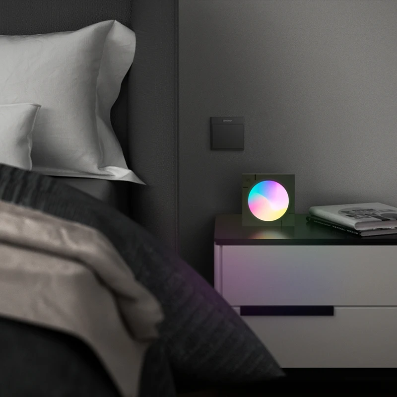 LifeSmart Cololight MIX Atmosphere Lamp RGB Dynamic Rhythm Quantum Lighting Panel DIY Lighting Design Smart Remote Voice Control
