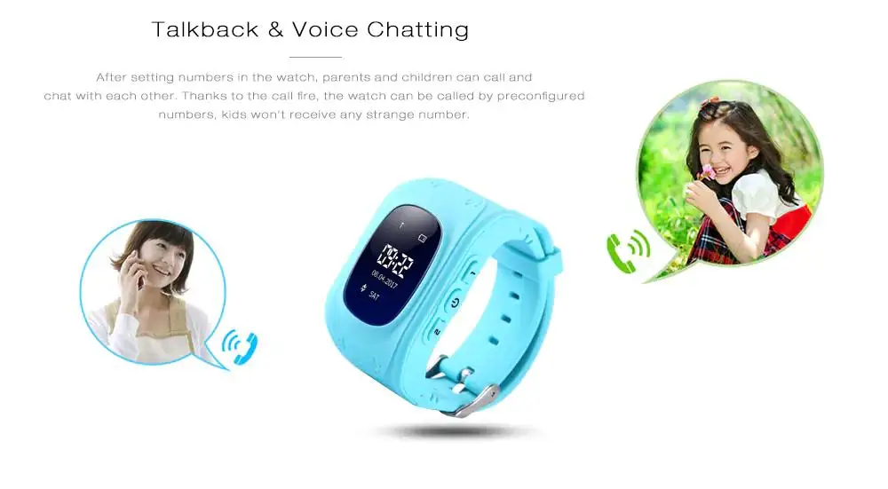 SKHO Kids Смарт-часы для девочек и мальчиков Цифровые часы с анти-потерянной кнопкой SOS умные часы с GPS шагомер для IOS и Android