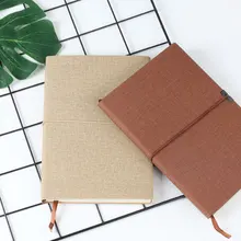Pefect переплет блокнот переноска на ультра-качество повязки ткань узор кожаная поверхность путешественников блокнот дневник бумага для записей