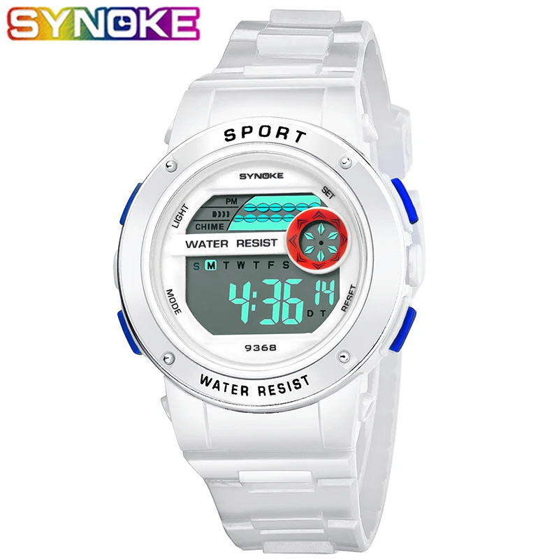 

SYNOKE Kids Digital Sports Watches Waterproof LED Alarm Date Children Electronic Wrist Watch Boys Gifts Students Watches