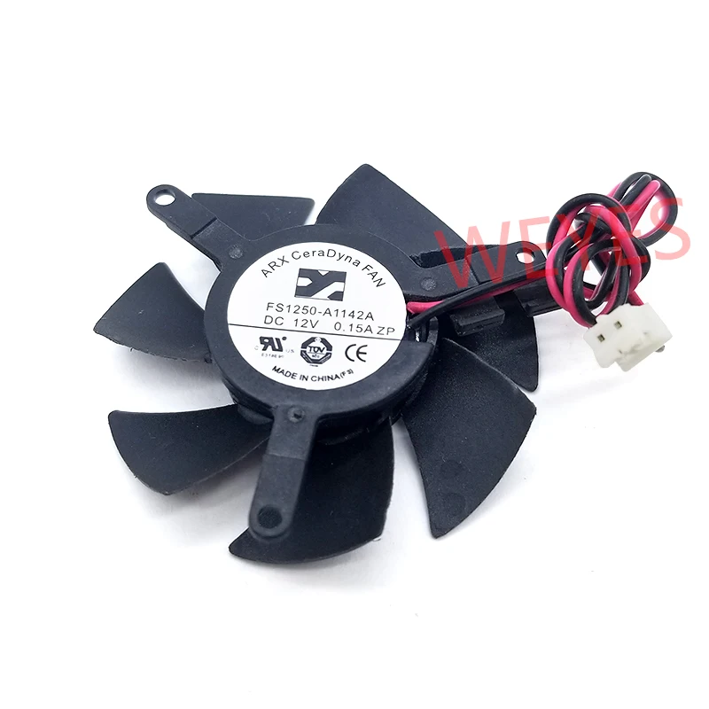 Оригинальные для ARX FS1250-A1142A FS1250A1342A DC 12V 0.15A 2-провод Сервер охлаждающий вентилятор |
