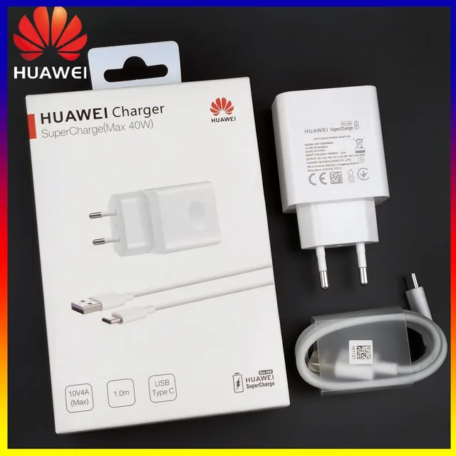 Huawei P30 Pro caricabatterie originale 40W SuperCharge EU adattatore di  alimentazione da viaggio rapido 5A cavo Usb C per Mate 40 20 P40 P30 Pro  P20 X2|Caricabatterie per cellulare| - AliExpress