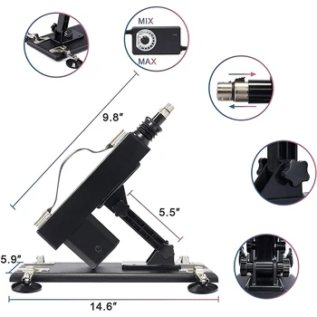 ROUGH BEAST 3 Prong Connector Sex Machine for Women 7 Attachment Dildos Automatic Thrust Love Machine Adult Vibrator Sex Toys 3