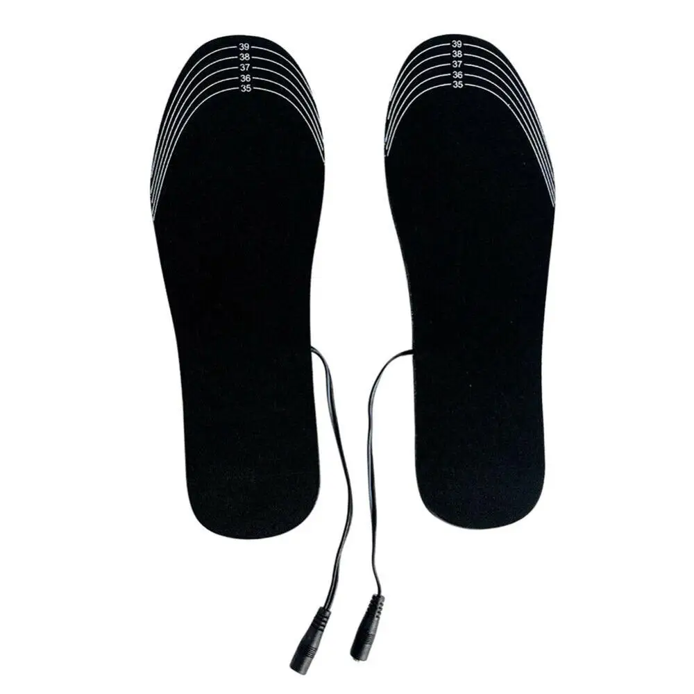 Унисекс, дышащие, милые, USB, с электрическим подогревом, стельки для ног, теплые, зимние, из углеродного волокна, для зарядки, дезодорирующие стельки - Цвет: B