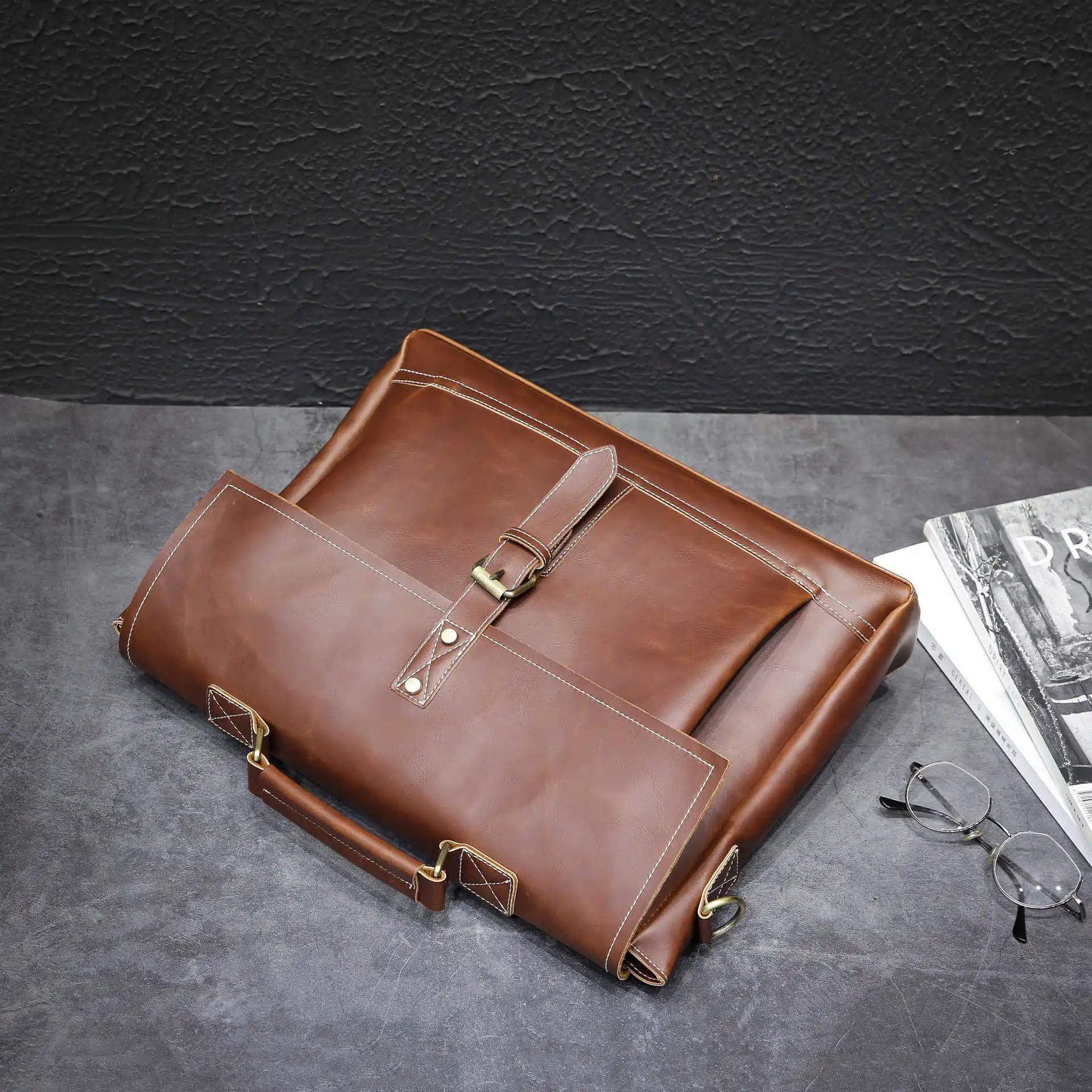 Мужской портфель, 13 дюймов, кожаная сумка, мужская сумка для файлов, Homme, офисная, деловая сумка, Sac Travail A4, Мужская большая кожаная сумка на плечо