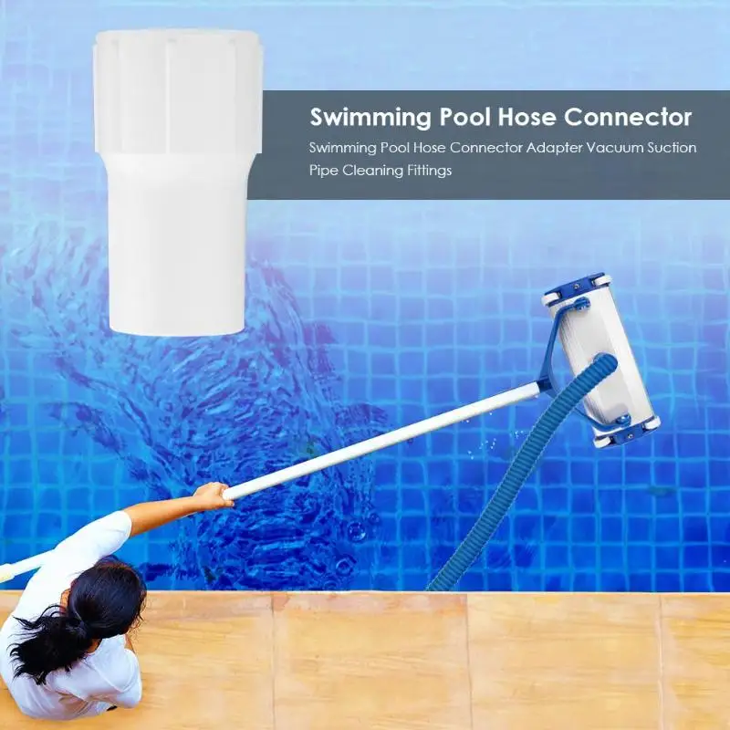

Vacuum Suction Pipe Cleaning Accessories Swimming Pool Hose Connector Adapter Suitable For 38mm Thread Suction Pipe