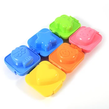 

6 Pcs/Set Different Shape Cartoon Eggs Cutes Mold Mould Pan Cooking For Eggs Sushi DIY Tools Kitchen Bento Accessories For Kids
