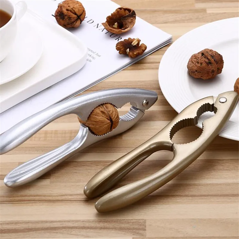 Nut Cracker- Pecan, Walnuts, Hazelnut Nutcracker Aluminum alloy utility nut pliers tweezers stripping device Sheller