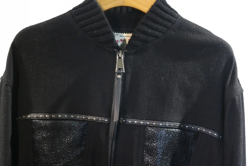 

2019 Autumn And Winter New Style WOMEN'S Dress Versitile Fashion Zipper Cardigan Slimming Cropped Jacket Tops Fashion L2601603