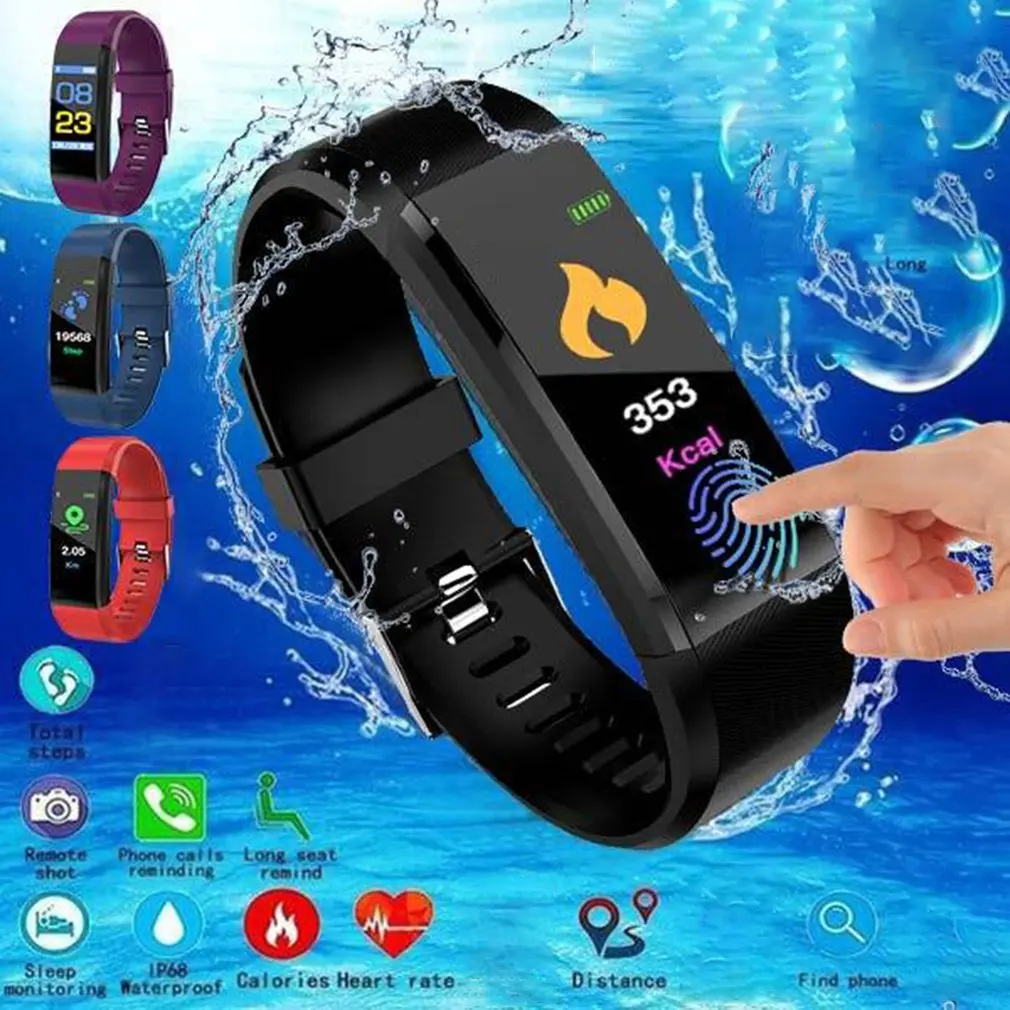Смарт-браслет Y5, Bluetooth, цветной экран, пульсометр, измеритель артериального давления, мужские фитнес-часы, смарт-часы для мужчин