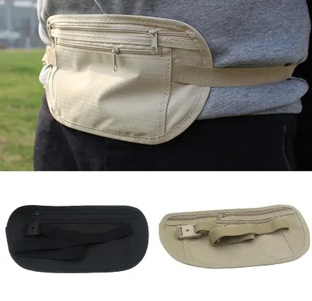 

Cool Outdoor Waist Belt Bag Travel Anti-theft Invisible Phone Passport Cash Pouch for Passport Money Hidden Security WalletGifts