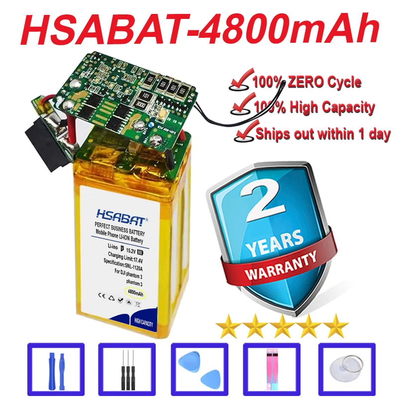 Top Brand 100% New 4800mAh Drone Battery for DJI phantom 3 Professional/3/Standard/Advanced in stock | Электроника