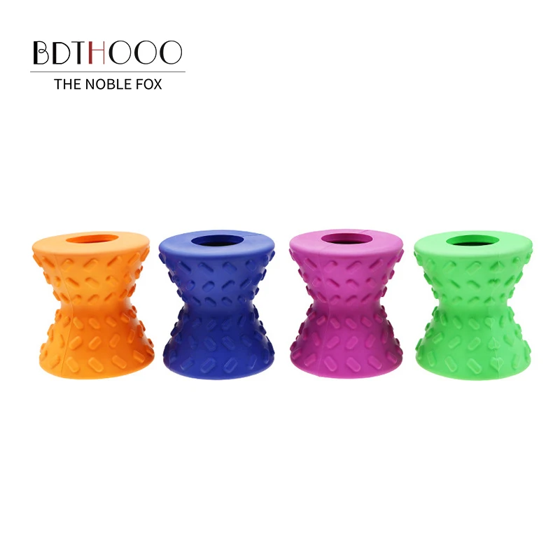 

BDTHOOO Rubber dogs toy pet dog toy bite resistant molar puzzle missing food dumbbell pet dog toys