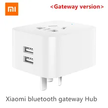 Xiaomi MIJIA Dual USB Смарт bluetooth шлюз смарт wifi розетка работа xiaomi умный дом