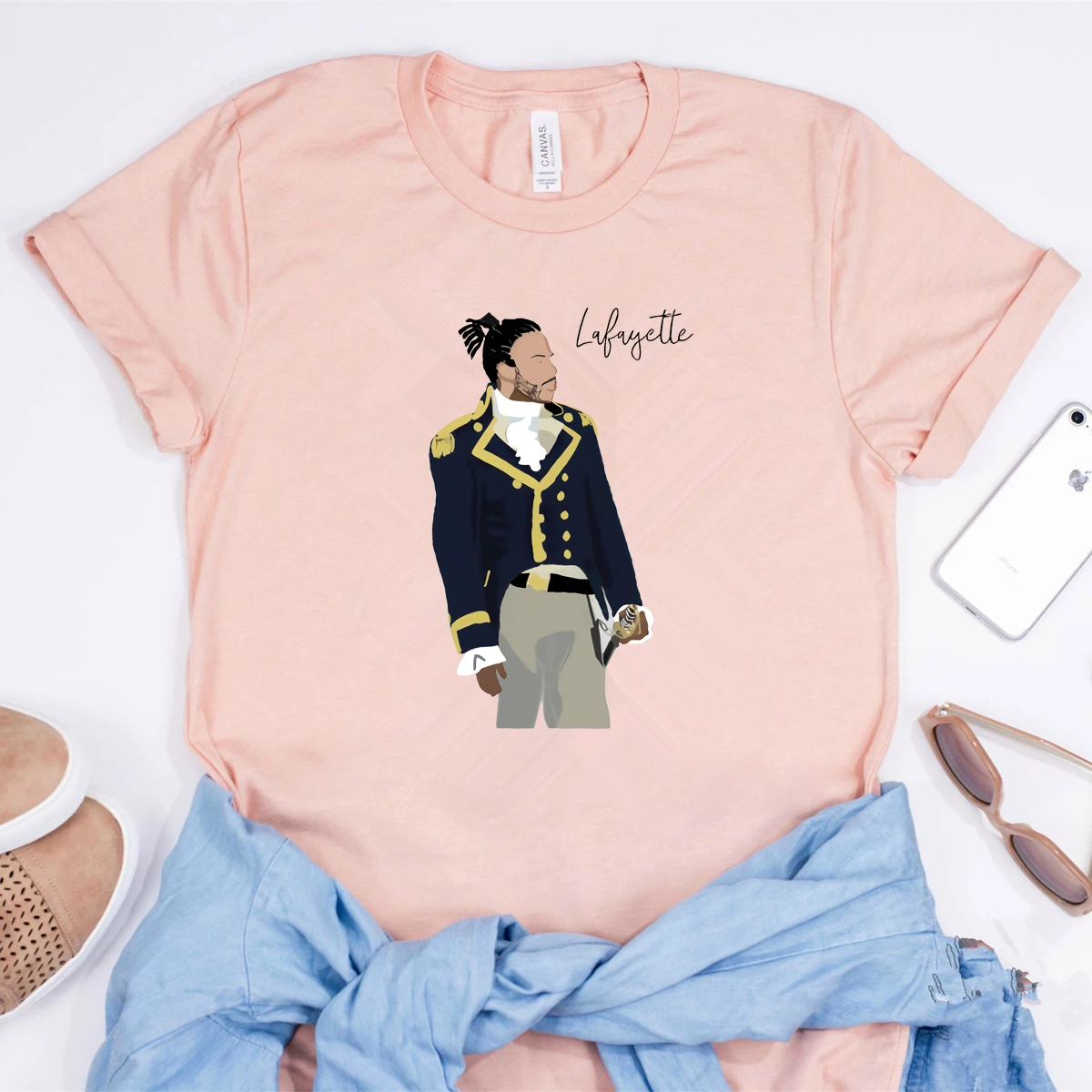 Graphic Tee Lafayette Tee Hamilton Lafayette Daveed Diggs T-Shirt