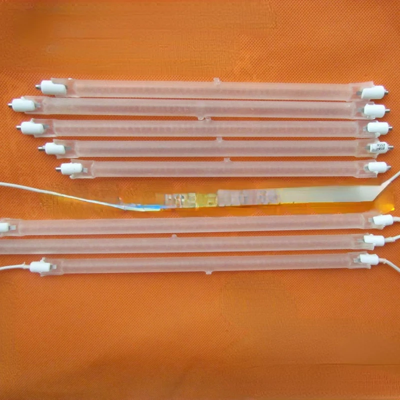 Quartz Tube Heating Element For Halogen Tube Heater Tube Straight Plug
