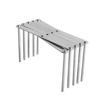 

Storage Holders Rack Spoon Rests Pot Clips Kitchen Utensil Organizer Adjustable Stainless Steel P7Ding