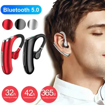 

Wireless Bluetooth Universal Headset Handsfree Ear Hook Headphones for Android Samsung iPhone