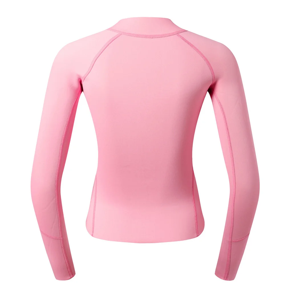 Premium 2mm Neoprene Women Wetsuit Front Zipper For Scuba Diving Swimming Top Pink Women Wetsuit
