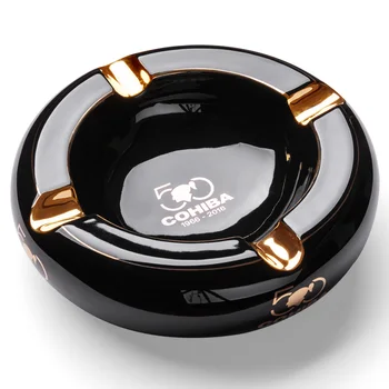 

CIGAR ASHTRAY Ceramic fashion creativity large living room home office ashtray cigar ash tray european metal ashtray