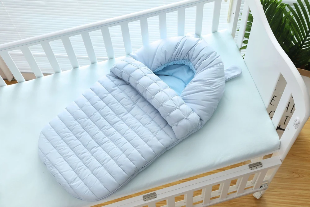 Baby Sleeping Bag Winter Envelope For Newborns Extract Envelope for Discharge Sleep Thermal Sack Cotton Kid In Baby Cart Blanket (12)