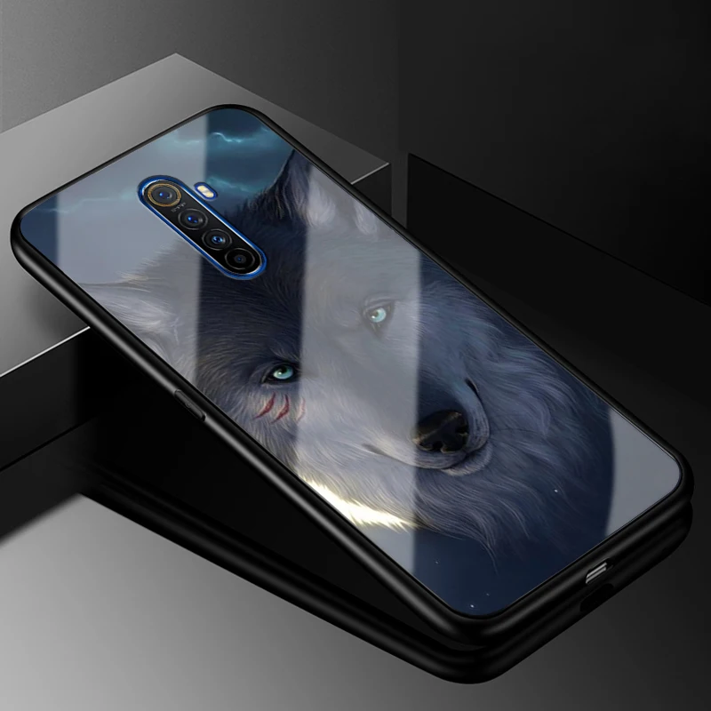 Realme X2 Pro Чехол 6,5 ''стекло твердая задняя крышка чехол для телефона s для OPPO Realme X2 Pro силиконовый бампер Coque RealmeX2 Pro X 2 X2Pro - Цвет: 7
