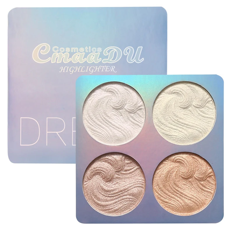 

3 Colors Highlighter Illuminator Brighten Contour Highlight Powder Palette Bronzer Glow Face Makeup Repair Powder TSLM2