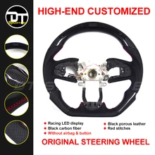 Настраиваемый гоночный руль для Honda Для civic 10th gen из углеродного волокна светодиодный гоночный руль Замена abs светодиодный руль