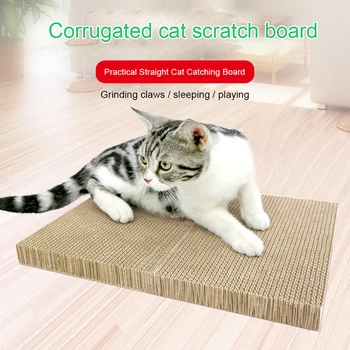 

Grinding Claws Gift Sleeping Plate Corrugated Paper Folding Multifunction Home Toy Play Bed Pet Pad Cat Scratch Board