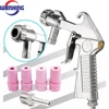 Sandblaster Feed Blast Spray Gun Sandblasting Gun Abrasive Tool Ceramic Nozzles Tips Kit Pneumatic Tools 1