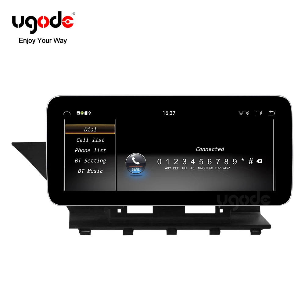Ugode 2009-12 Android 9,0 экран автомобильный gps навигационная мультимедийная система музыкальный видео плеер для Mercedes Benz GLK300 NTG4.0