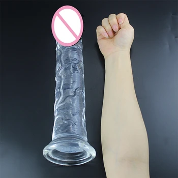 Realistic Dildo With Super Strong Suction Cup Sex Toys for Woman Penis G-Spot Simulation 5