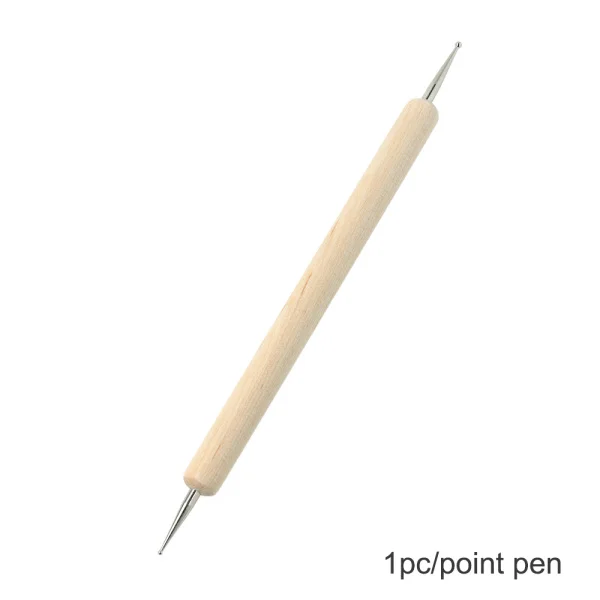 NAO10 point pen 15 шт./компл. акриловые кисточки для маникюра вкладыш для рисования для градиент кисть для рисования набор для нейл-арта дизайн пунктирные инструменты LA1050 - Цвет: NAO10 point pen